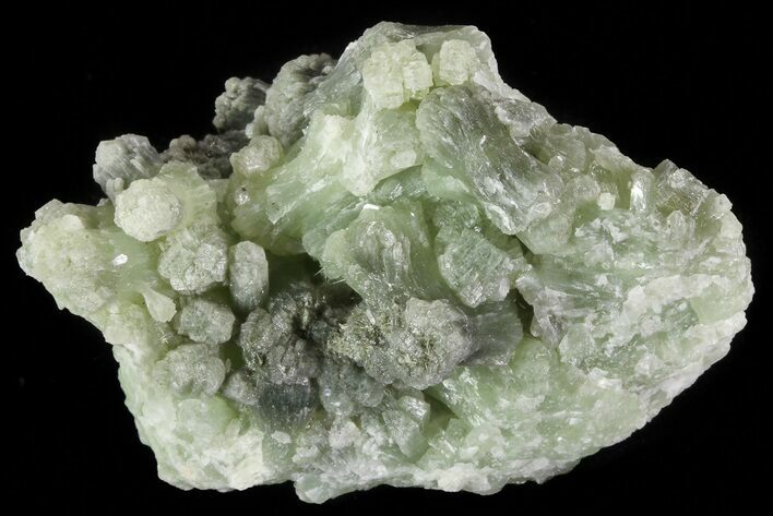 Green Prehnite Crystal Cluster - Morocco #80684